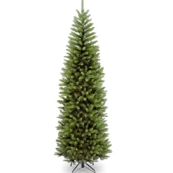 Best National Tree Company Artificial Slim Christmas Tree, Green, Kingswood Fir, Includes Stand, 7.5 Feet