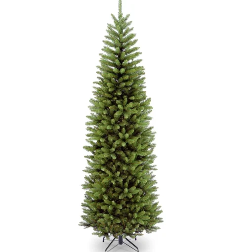 Best National Tree Company Artificial Slim Christmas Tree, Green, Kingswood Fir, Includes Stand, 7.5 Feet