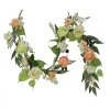 Clearance National Tree Company Artificial Spring Garland, Vine Stem Base, Decorated With Rose Blooms, Lavender, Berry Clusters, Leafy Greens, Spring Collection, 6 Feet