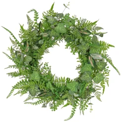 Flash Sale National Tree Company Artificial Spring Wreath, Woven Branch Base, Decorated With Mixed Leafs, Greenery, Spring Collection, 26 Inches