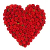 Online National Tree Company Artificial Valentine'S Heart, Decorated With Red Roses, Valentine'S Day Collection, 17 Inches