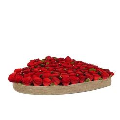 Online National Tree Company Artificial Valentine'S Heart, Decorated With Red Roses, Valentine'S Day Collection, 17 Inches