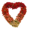 Outlet National Tree Company Artificial Valentine'S Ombre Floral Heart Wreath, Decorated With Red, Pink And White Roses, Valentine'S Day Collection, 22 Inches