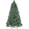 Store National Tree Company Artificial Wellesley Fir Hinged Christmas Tree, Pre-Lit With Powerconnect Warm White Led Lights, Plug In, 6.5 Ft