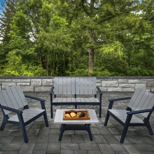 Fashion National Tree Company Berkley Collection 4-Piece All-Weather Conversation Set