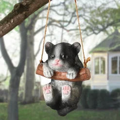 Cheap National Tree Company Black Kitten Hanging Decoration, Black And White, Includes Hanging String, Spring Collection, 5 Inches