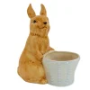 Hot National Tree Company Ceramic Bunny With Basket Table Decoration, Basket Empty To Fill, Easter Collection, 11 Inches