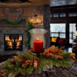 Fashion National Tree Company Crestwood Pine® Candleholder Centerpieces