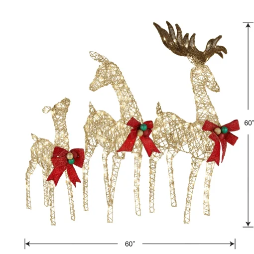 Best National Tree Company Deer Family Assortment