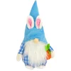 Best Sale National Tree Company Easter Bunny Gnome Table Decoration, Blue, Easter Collection, 11 Inches