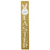Hot National Tree Company Easter Bunny Sign Porch Decoration, Wood Construction, Easter Collection, 43 Inches