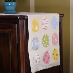 Online National Tree Company Easter Egg Decorative Table Runner, Easter Collection, 6 Feet