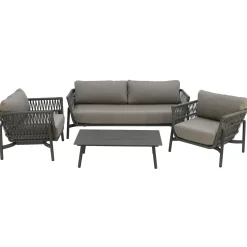Sale National Tree Company Elizabeth Collection 4-Piece All-Weather Conversation Set