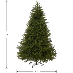 Cheap National Tree Company Feel Real' Artificial Christmas Tree, Norway Fir, Green, Includes Stand, 7.5 Feet