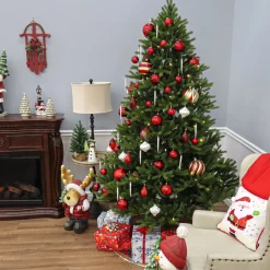 Cheap National Tree Company Feel Real' Artificial Christmas Tree, Norway Fir, Green, Includes Stand, 7.5 Feet