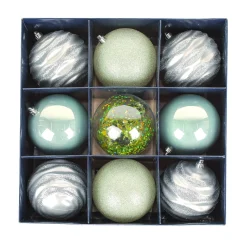 Online National Tree Company First Traditions - 13" Mint Xmas Ball Decor Set