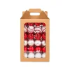 Best National Tree Company First Traditions - 19" Red Xmas Ball Decor Set