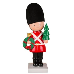 Discount National Tree Company First Traditions 11" Christmas Soldier With Wreath And Tree