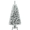 Flash Sale National Tree Company First Traditions 4.5 Ft. Acacia Flocked Tree