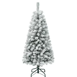 Flash Sale National Tree Company First Traditions 4.5 Ft. Acacia Flocked Tree