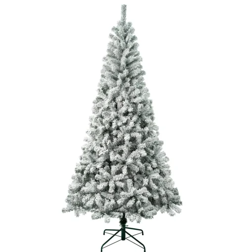 Hot National Tree Company First Traditions 7.5 Ft. Acacia Flocked Tree