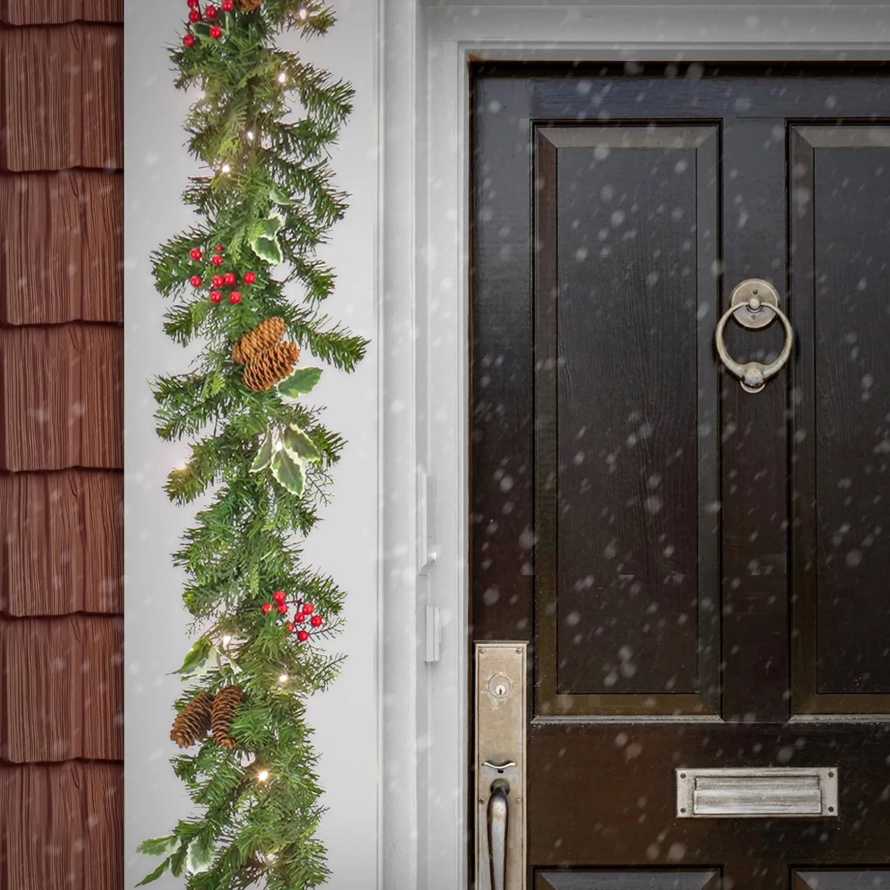 Fashion National Tree Company First Traditions 6 Ft. Christmas Joy Pre-Lit Garland