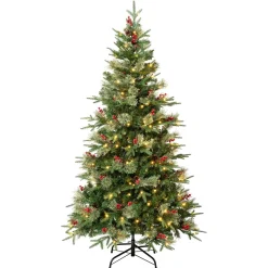 Cheap National Tree Company First Traditions 6 Ft. Virginia Pine Tree With Led Lights