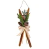 Outlet National Tree Company First Traditions 17" Holiday Skis Floral Wall Decor