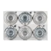 Fashion National Tree Company First Traditions 6 Piece Shatterproof Glittering Silver Ornaments