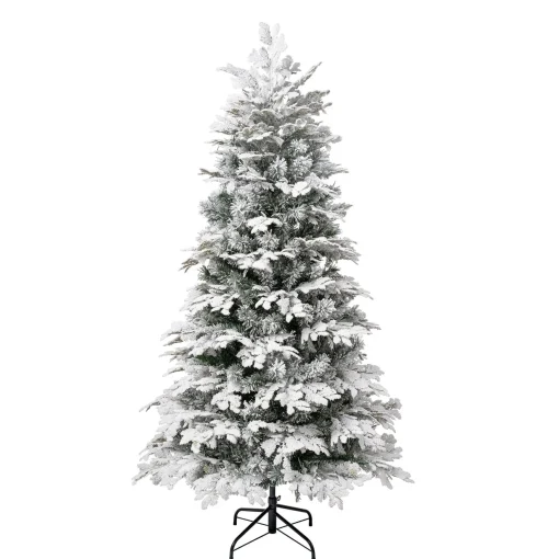 Best Sale National Tree Company First Traditions Acacius Snowy Christmas Tree, 6 Ft