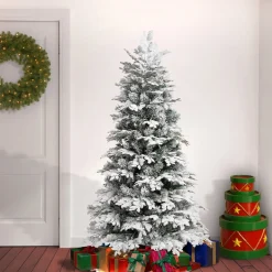 Best Sale National Tree Company First Traditions Acacius Snowy Christmas Tree, 6 Ft