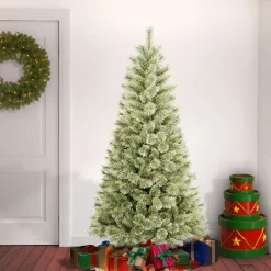 Best National Tree Company First Traditions Arcadia Pine Cashmere Christmas Tree With Hinged Branches, 6 Ft