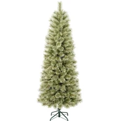 Fashion National Tree Company First Traditions Arcadia Pine Cashmere Slim Christmas Tree With Hinged Branches, 6 Ft