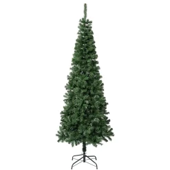 Fashion National Tree Company First Traditions Artificial Linden Spruce Wrapped Christmas Tree, Fire Resistant And Hypoallergenic, 7.5 Ft