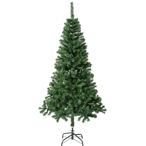 First Traditions Artificial Linden Spruce Wrapped Christmas Tree, Fire Resistant And Hypoallergenic, 6 Ft^National Tree Company Fashion