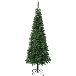 First Traditions Artificial Linden Spruce Wrapped Christmas Tree, Fire Resistant And Hypoallergenic, 7.5 Ft^National Tree Company Hot