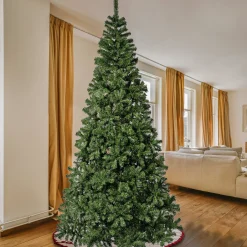 Cheap National Tree Company First Traditions Artificial Linden Spruce Wrapped Christmas Tree, Fire Resistant And Hypoallergenic, 9 Ft