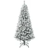 Outlet National Tree Company First Traditions Collection Artificial Christmas Tree, Acacia, Flocked, Includes Stand, 6 Feet