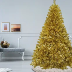 Fashion National Tree Company First Traditions Color Pop Christmas Tree, Gold, 6Ft