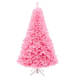 First Traditions Color Pop Christmas Tree, Pink, 7.5 Ft^National Tree Company New