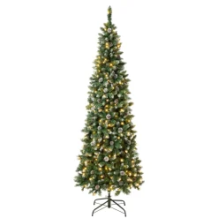 First Traditions Oakley Hills Snowy Christmas Tree With Hinged Branches, 6 Ft^National Tree Company Flash Sale
