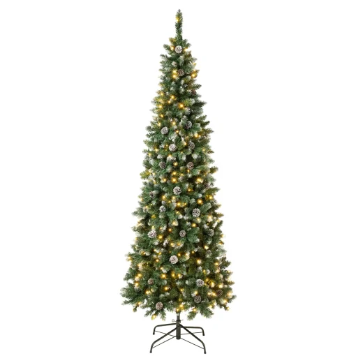 First Traditions Oakley Hills Snowy Christmas Tree With Hinged Branches, 6 Ft^National Tree Company Flash Sale