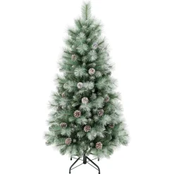 Sale National Tree Company First Traditions Perry Hard Needle Christmas Tree, 4.5 Ft
