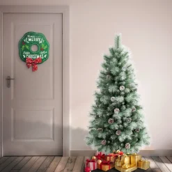 Sale National Tree Company First Traditions Perry Hard Needle Christmas Tree, 4.5 Ft