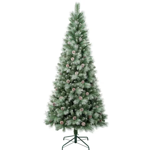 Best Sale National Tree Company First Traditions Perry Hard Needle Christmas Tree, 7.5 Ft