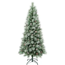 Fashion National Tree Company First Traditions Perry Hard Needle Christmas Tree, 6 Ft