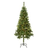 First Traditions Pre-Lit Artificial Linden Spruce Christmas Tree, Warm White Led Lights, Plug In, 6 Ft^National Tree Company Hot