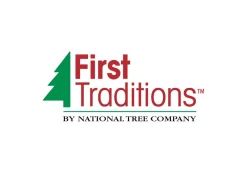 Best National Tree Company First Traditions Pre-Lit Artificial Linden Spruce Christmas Tree, Warm White Led Lights, Plug In, 7.5 Ft