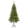 Clearance National Tree Company First Traditions Pre-Lit Artificial Linden Spruce Christmas Tree, Warm White Led Lights, Plug In, 6 Ft