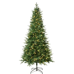 Flash Sale National Tree Company First Traditions Pre-Lit Duxbury Christmas Tree With Hinged Branches, Warm White Led Lights, Plug In, 7.5 Ft